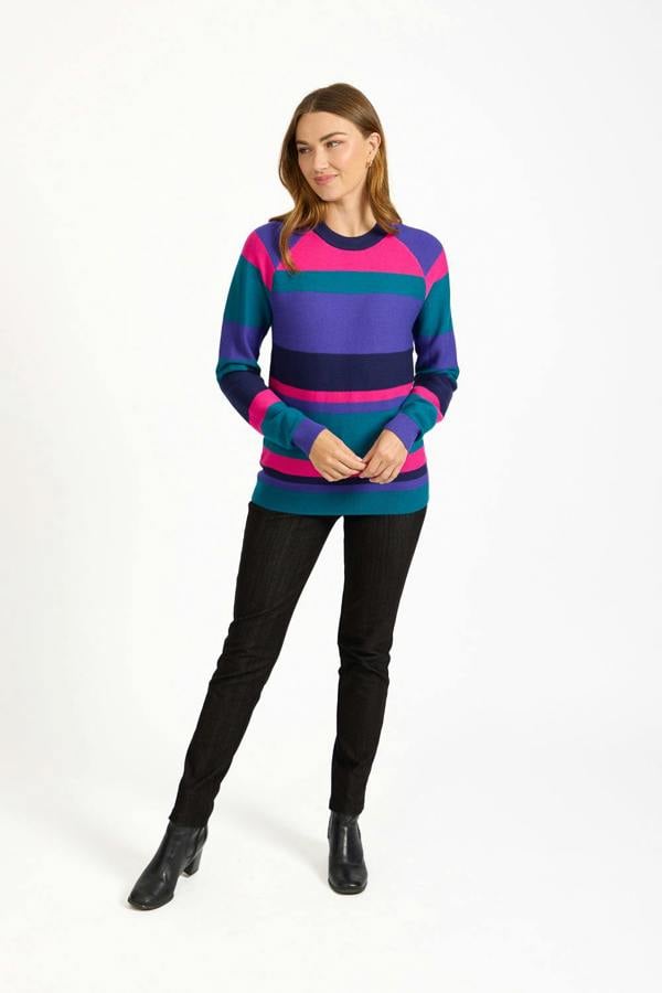 Multi Stripe Knit Jumper