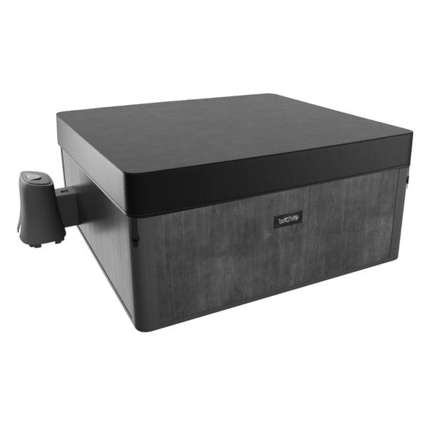 Wave Adriatic | 6 Person Square Aluminium Frame Hot Tub | Black Wood | UKCE