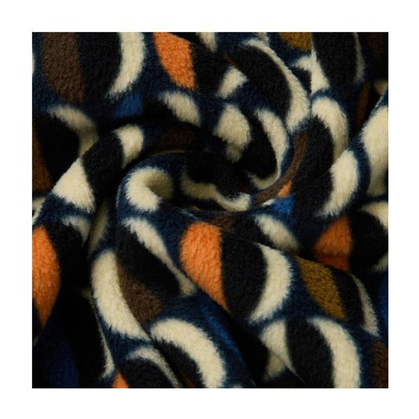 Regatta Womens/Ladies Orla Kiely Oval Half Zip Fleece Top - Navy/Multicoloured - 