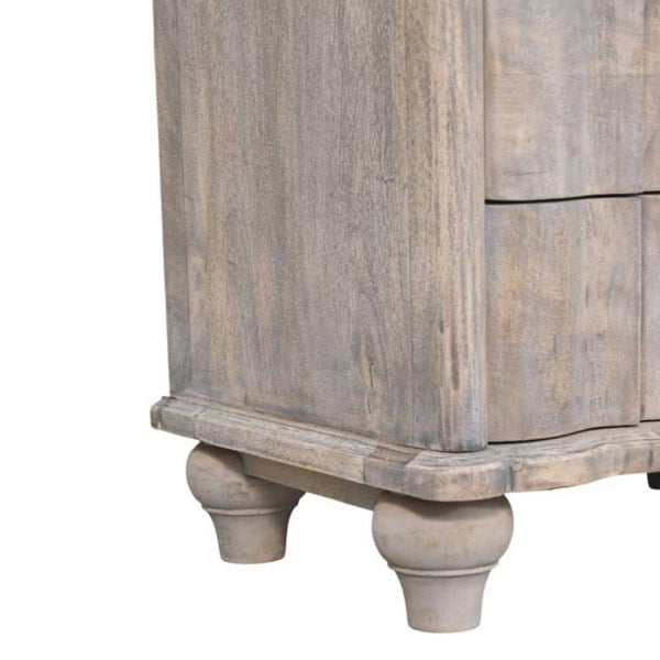 Artisan Furniture Solid Wood Beaumont Curved Nightstand