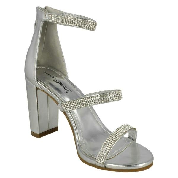 Anne Michelle Ladies Anne Michelle Diamante Strappy Sandals