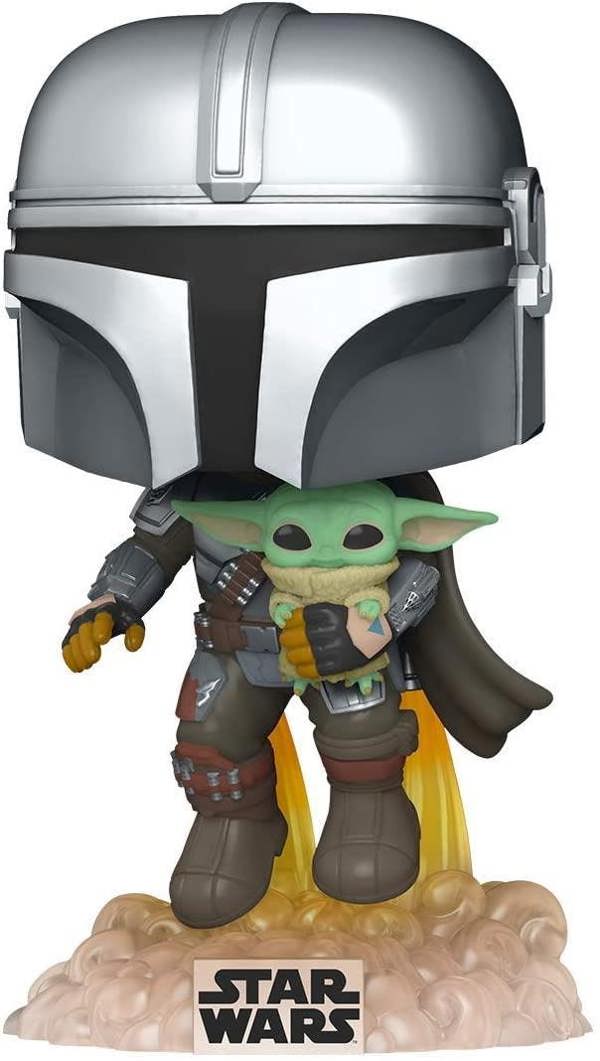 Funko Star Wars: Clone Wars - The Mandalorian with The Child POP! vinyl Bobble-Head (402) Baby Yoda