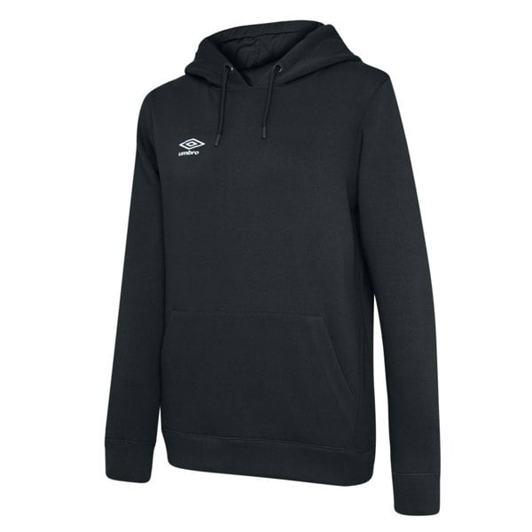 Umbro Women's Club Leisure Hoodie - Black/White