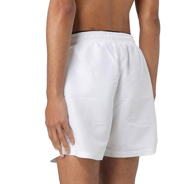 Emporio Armani Beach Double Waistband Swim Shorts White