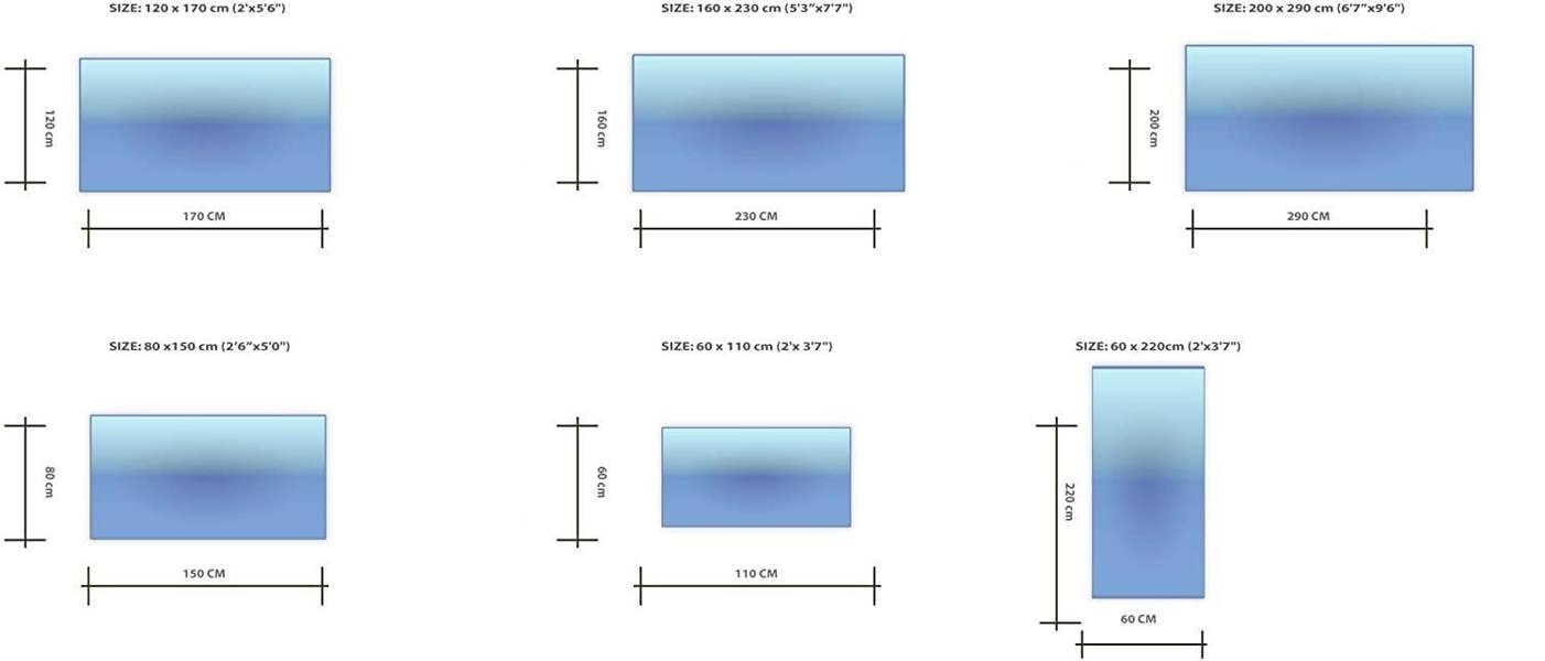 Smart Living Shaggy Rug - Black