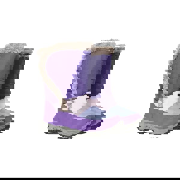 Mountain Warehouse Childrens/Kids Caribou Adaptive Snow Boots - Purple - 