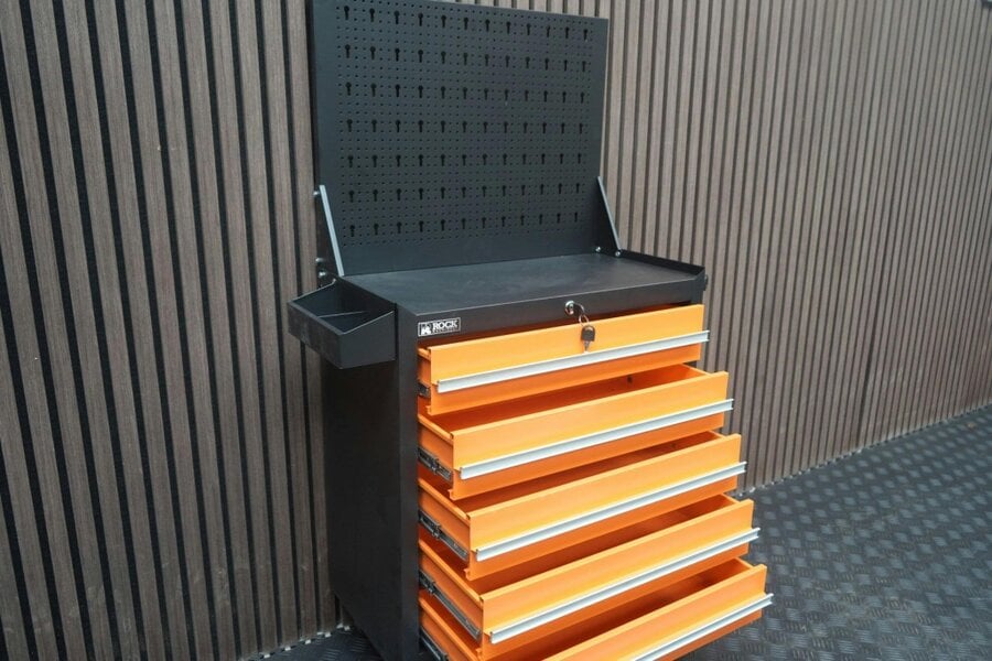 Rock Machinery Rock RT-083 24" Steel tool chest with 4 drawers and backboard
