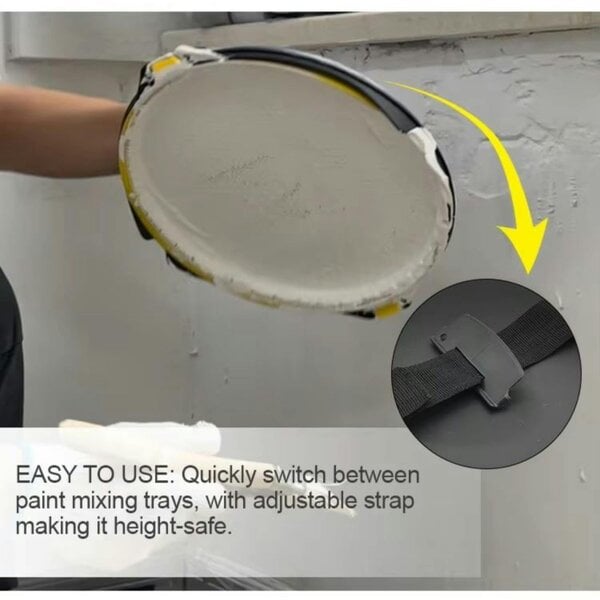 Dyzi Anti-Spill Paint Tray Decorating Roller Paint Holder
