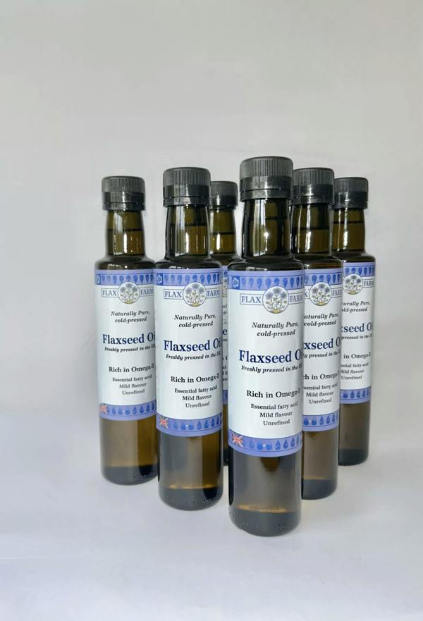 Cold pressed Flaxseed oil 6 x 250ml pack