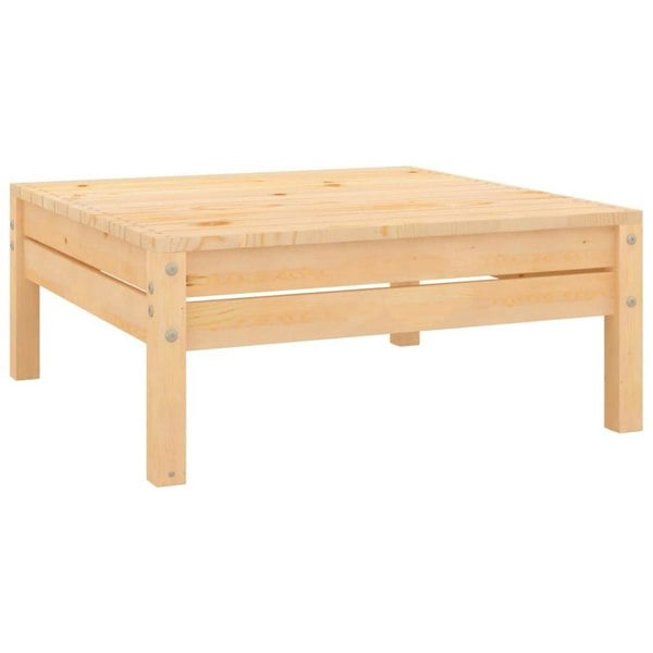 Berkfield Garden Footstool Solid Pinewood