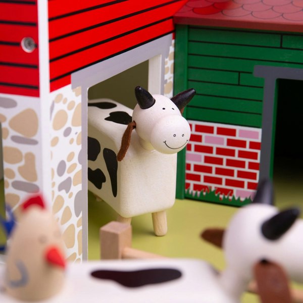 Tidlo Wooden Oldfield Farm Animals - Includes 10 Animals