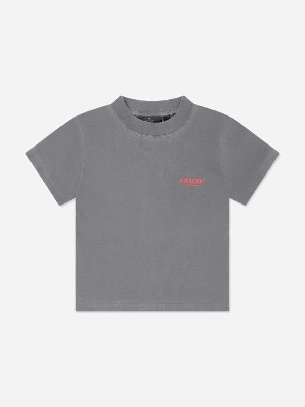 REPRESENT Kids Mini Owners Club T-Shirt in Grey