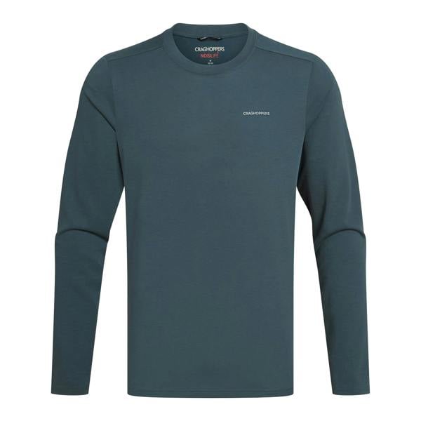 Craghoppers Mens Abel Nosilife Long-Sleeved T-Shirt - Blue Stone - 