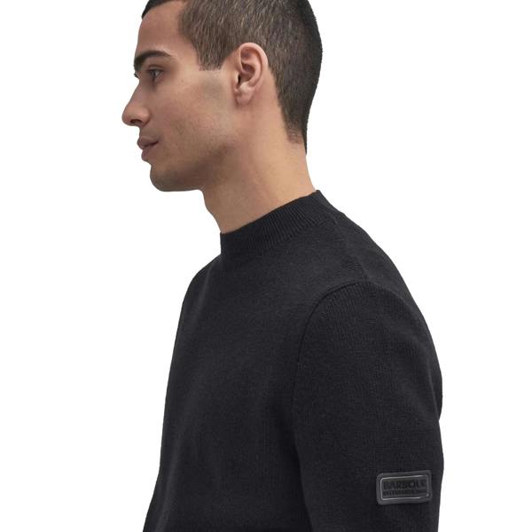 Barbour International Crawley Crew Neck Jumper Black