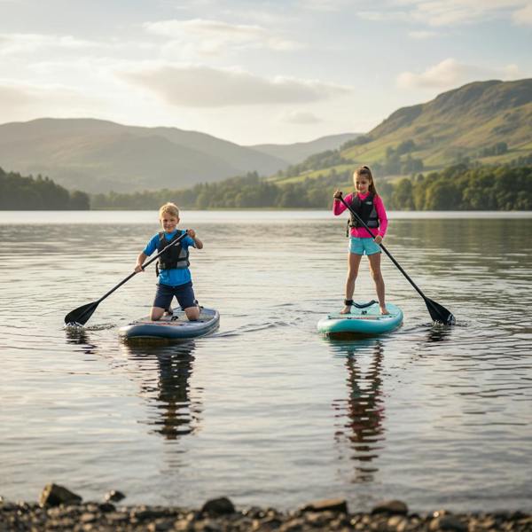 Wave Surf Kids 3.0 SUP | Inflatable Stand-Up Paddleboard | Kids SUP Package | 8.6ft