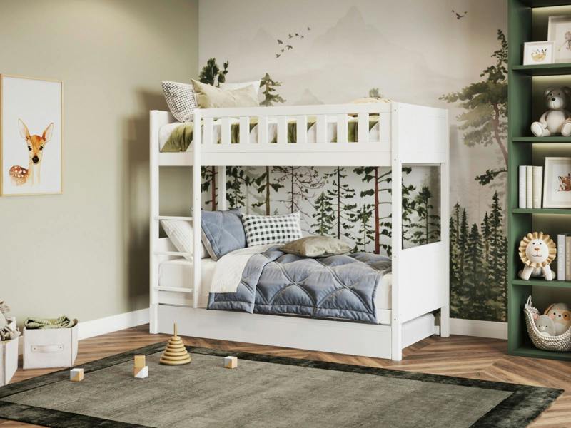 Bea Shorty Wooden Bunk Bed with Trundle