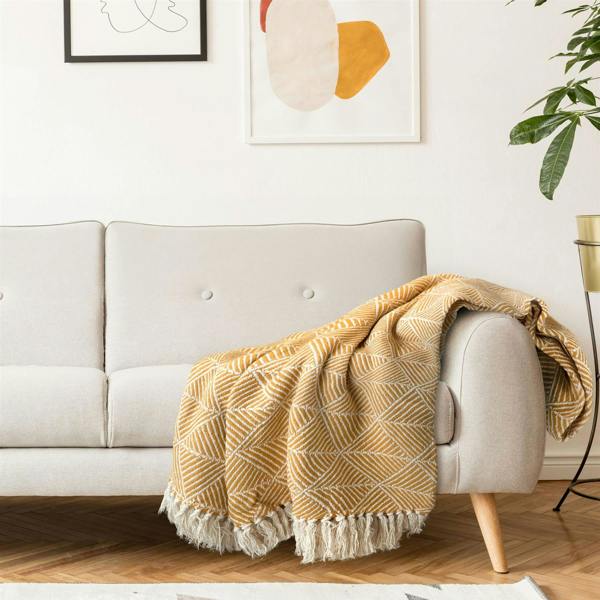 Zahra Ochre Throw 70x100"