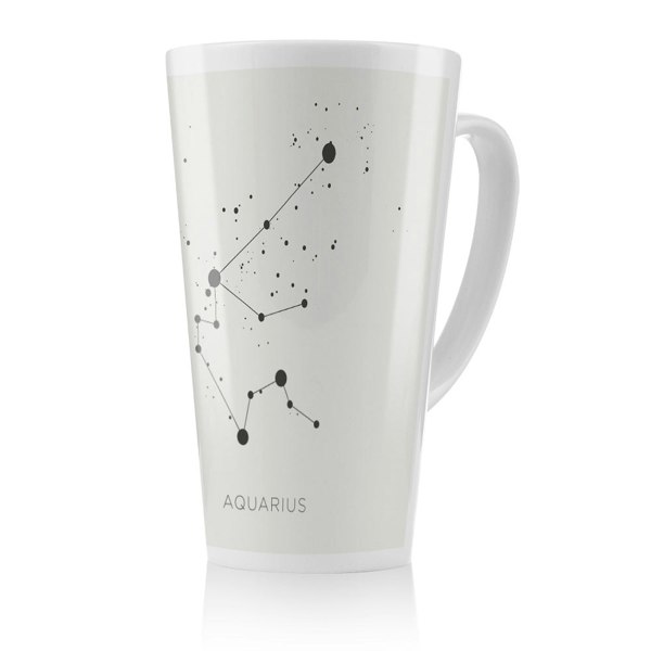 Benjamin Tate Design Star Constellation Zodiac Aquarius Dining Latte Mug