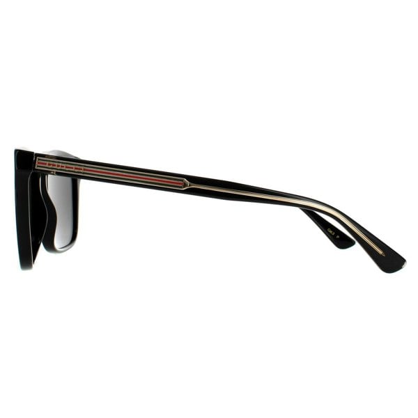 Gucci Sunglasses GG0381SN 007 Black Grey Polarized