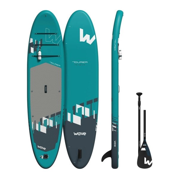 Tourer 2.0 SUP | Inflatable Paddleboard | 10'3/11'3ft | Aqua - Wave Sups UK