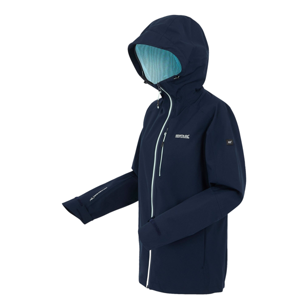 Regatta Women's Birchdale II Waterproof Jacket - Navy Blue / Icy Morn