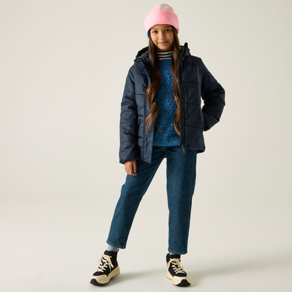 Regatta Girls Orla Kiely Plain Padded Jacket - Blue