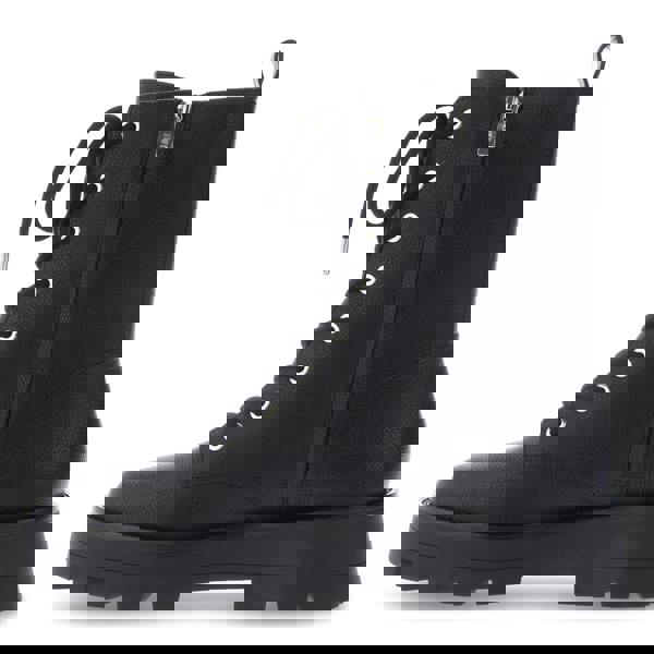 DKNY Womens/Ladies Sejal Leather Lace Up Ankle Boots - Black - 