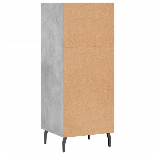 Berkfield Sideboard Concrete Grey 34.5x32.5x90 cm Engineered Wood