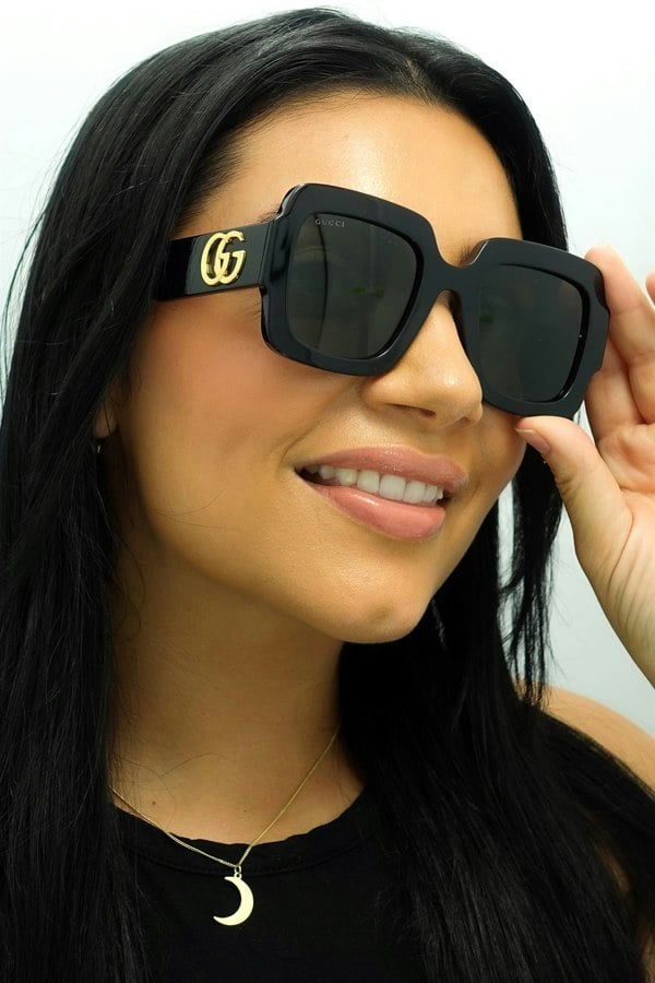 Gucci Sunglasses GG1547S 001 Black Grey