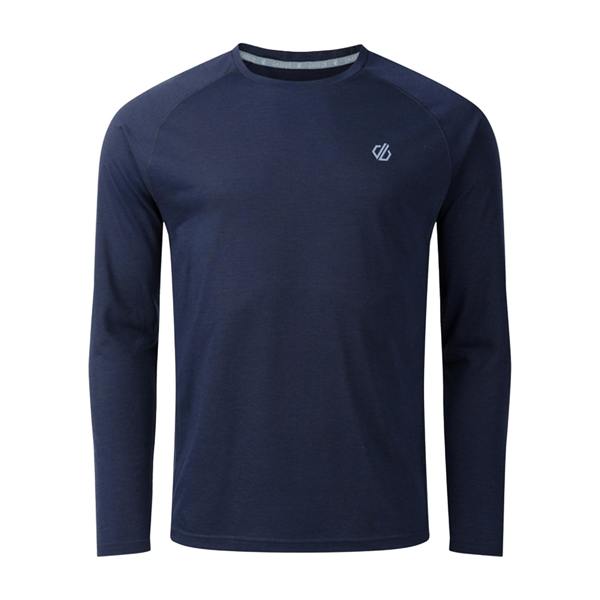 Dare 2B Mens Agile Long-Sleeved T-Shirt - Navy - 