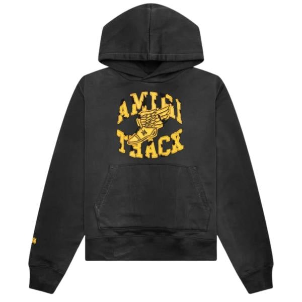 Amiri Track Hoodie Faded Black - Nova Clothing