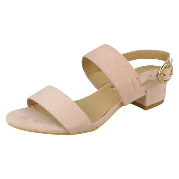 Spot On Ladies Spot On Block Heel Mules F12014