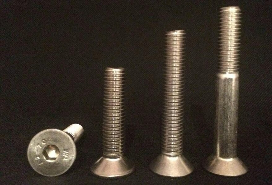 Fixaball M6 Countersunk Socket Screw A2 Stainless DIN7991