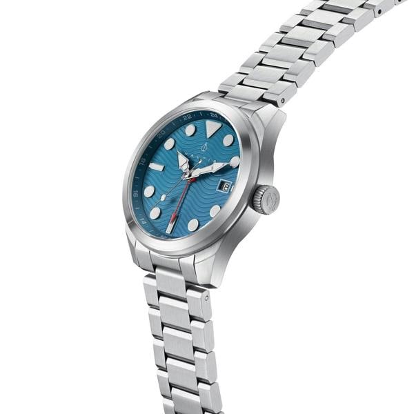Nautis Lenzi Bracelet Watch - Silver/Teal - NAUN106-4