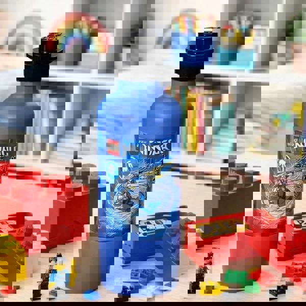 LEGO Jay ZX Ninjago 0.4L Drinking Bottle Blue