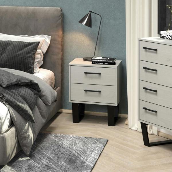 Core Products Texas 2-Drawer Bedside Cabinet