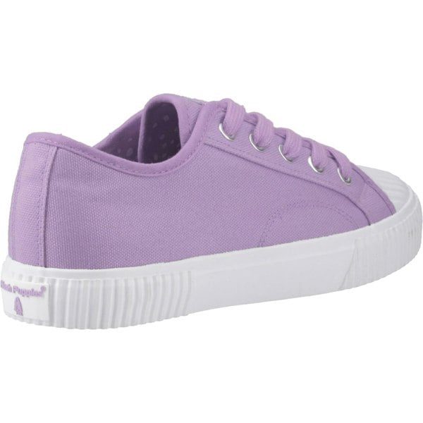 Hush Puppies Freya Canvas Textile Women's Lilac Trainers