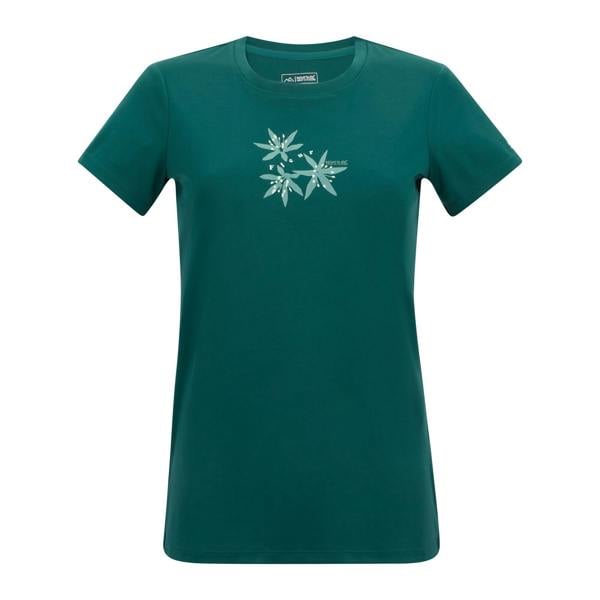 Regatta Womens/Ladies Fingal Flower T-Shirt - Mediterranean Green