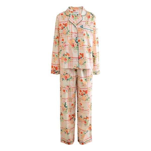 Cath Kidston Womens/Ladies Checked Woven Pyjama Set - Pink - 