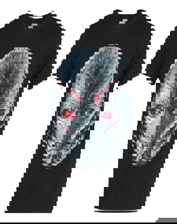 Marvel Mens Black Ultron Short Sleeved T-Shirt