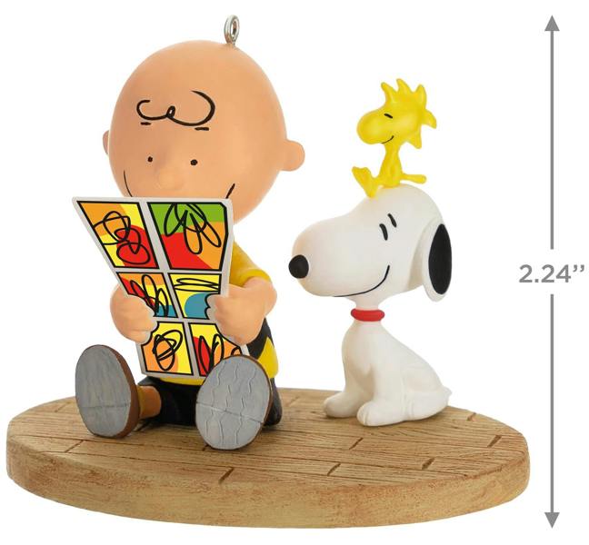 Peanuts/Snoopy Hallmark Keepsake - Charlie Brown with Comic Christmas Tree Ornament