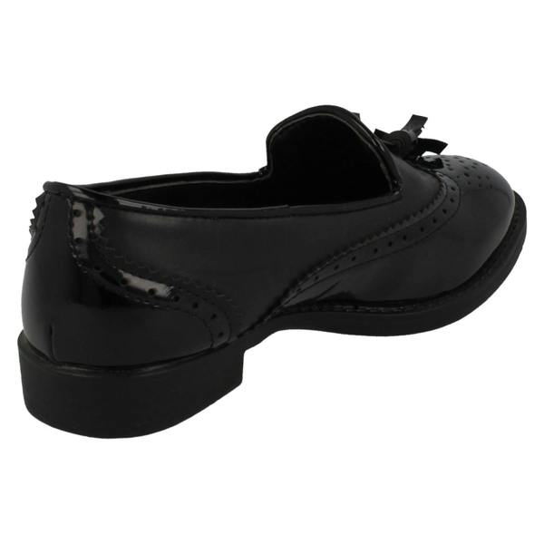 Spot On Girls Spot On Brogue Detail School Shoes
