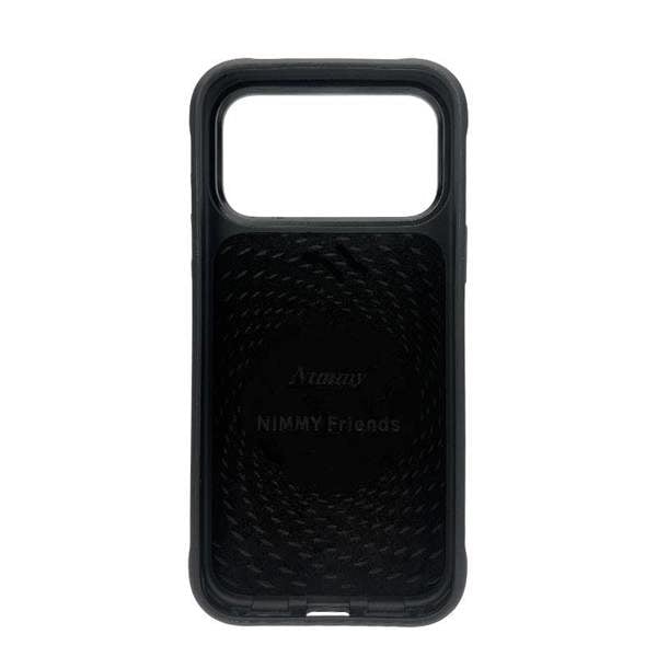 Nimmy Friends Nimmy Black Cat Magnetic Combo Case with Detachable MagSafe Card Holder Stand for iPhone 17 Pro Max 6.9" Black