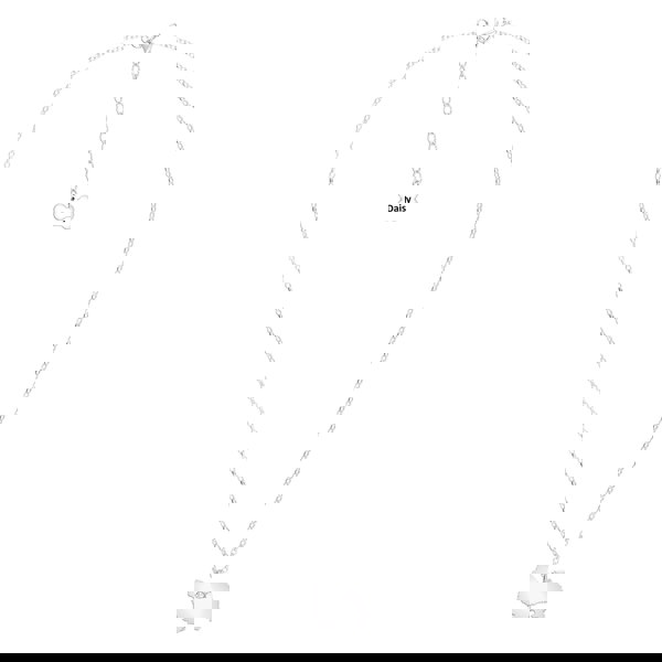 Pekingese Silhouette Silver Necklace - Personalised - MYLEE London