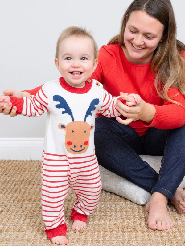 Kite Baby Organic Mr Moose Knit Romper