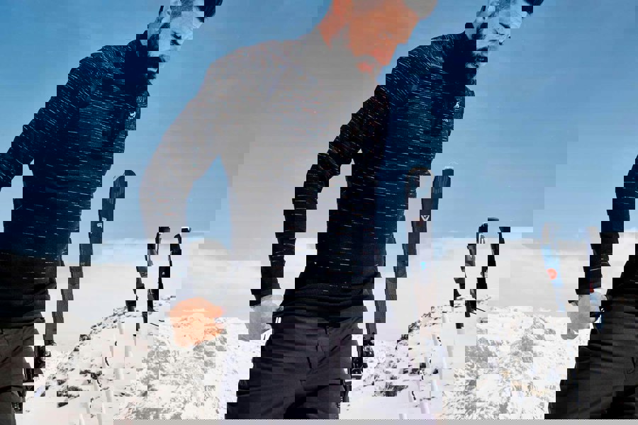 ODLO Men's Blackcomb Eco Warm Long Sleeve Hooded Base Layer