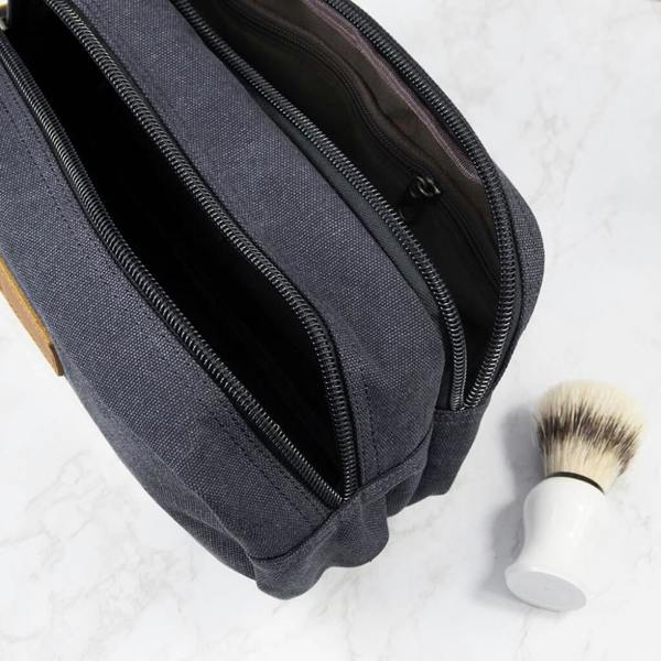 Abode Home & Gifts Personalised Deluxe Denim Wash Bag