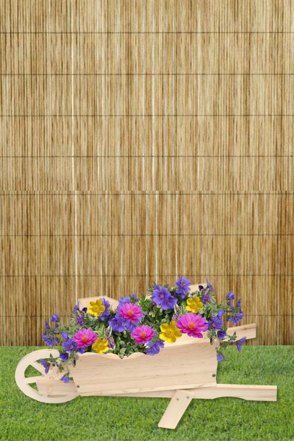 Groundlevel Farmyard Style Garden Wheelbarrow Planter