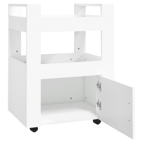 Berkfield Kitchen Trolley White 60x45x80 cm Engineered Wood