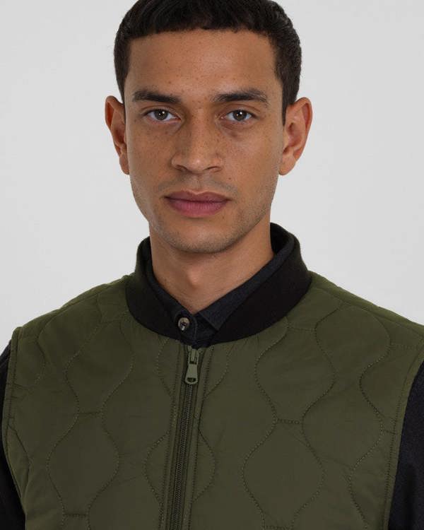 Steel & Jelly addington-onion-quilted-gilet